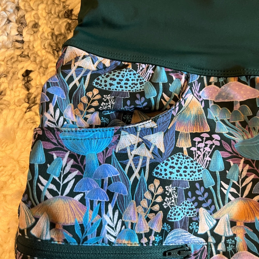 Colorful Patterned Athletic Shorts - image 2